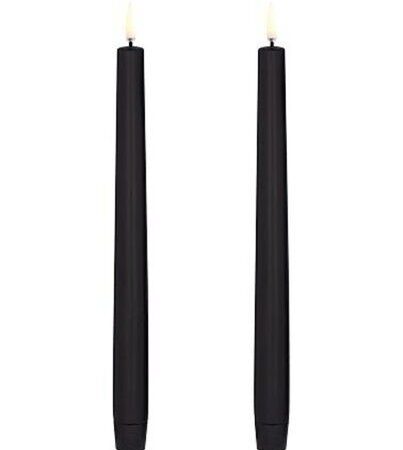 Dinerkaars led 2 Stuks 25cm Zwart |