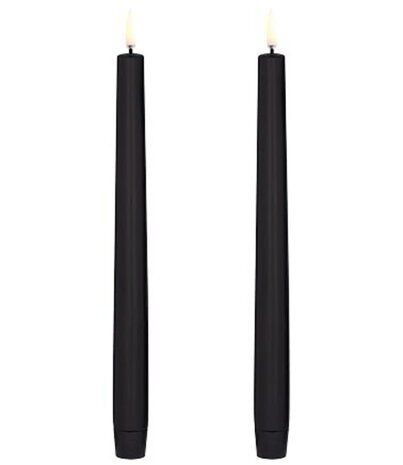Dinerkaars led 2 Stuks 25cm Zwart |