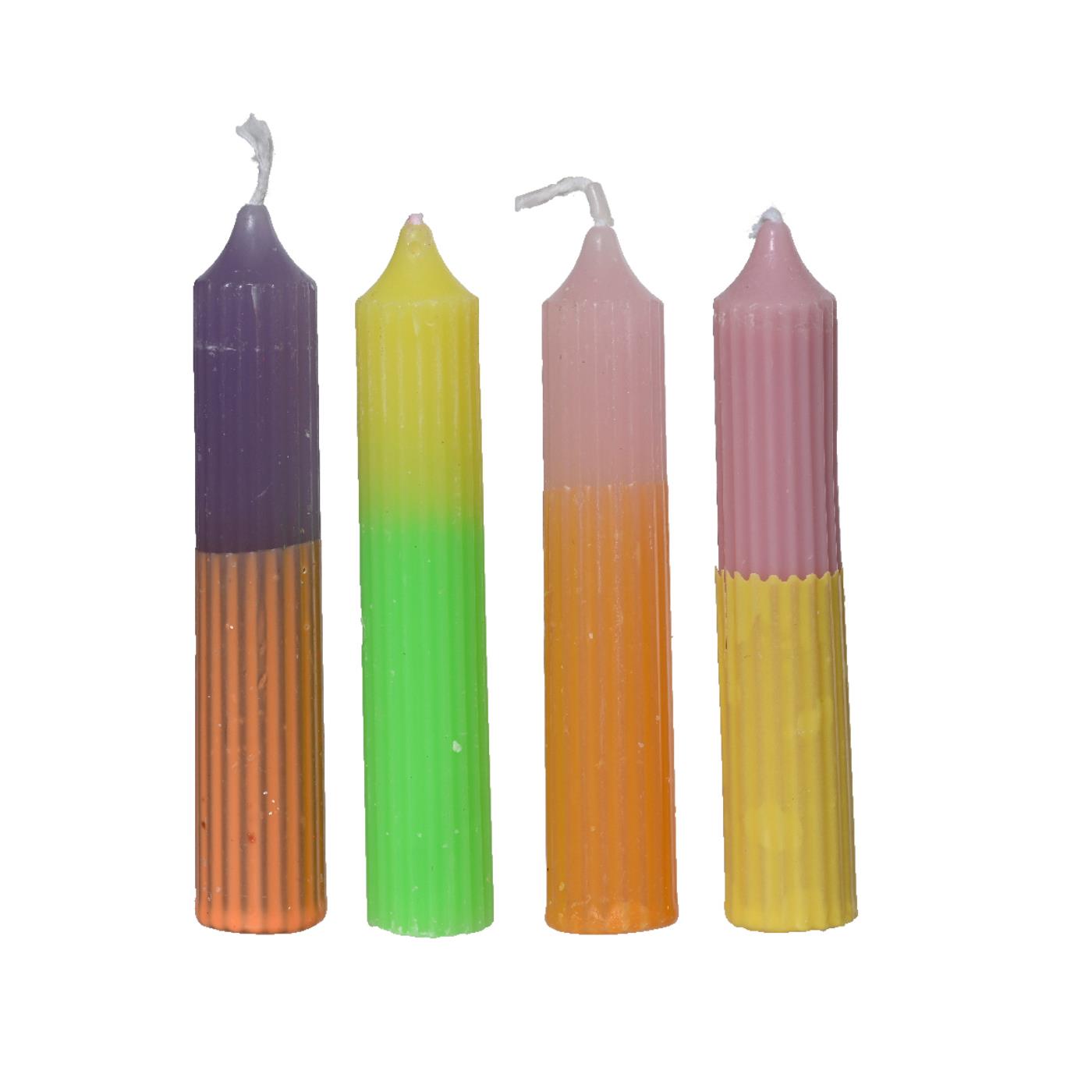 Dinerkaars paraffine 4 -delig 11cm | Decoris