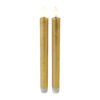 Dinerkaars rustiek LED rond Lyon L goud 2 stuks hoogte 24 x 2