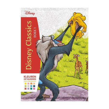Disney Classics boek 1 Kleuren op nummer | Deltas