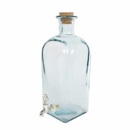 Drinktap Cuadrado helder glas 16x11x29