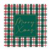 Duni Servetten Xmas Check 33x33cm | Duni