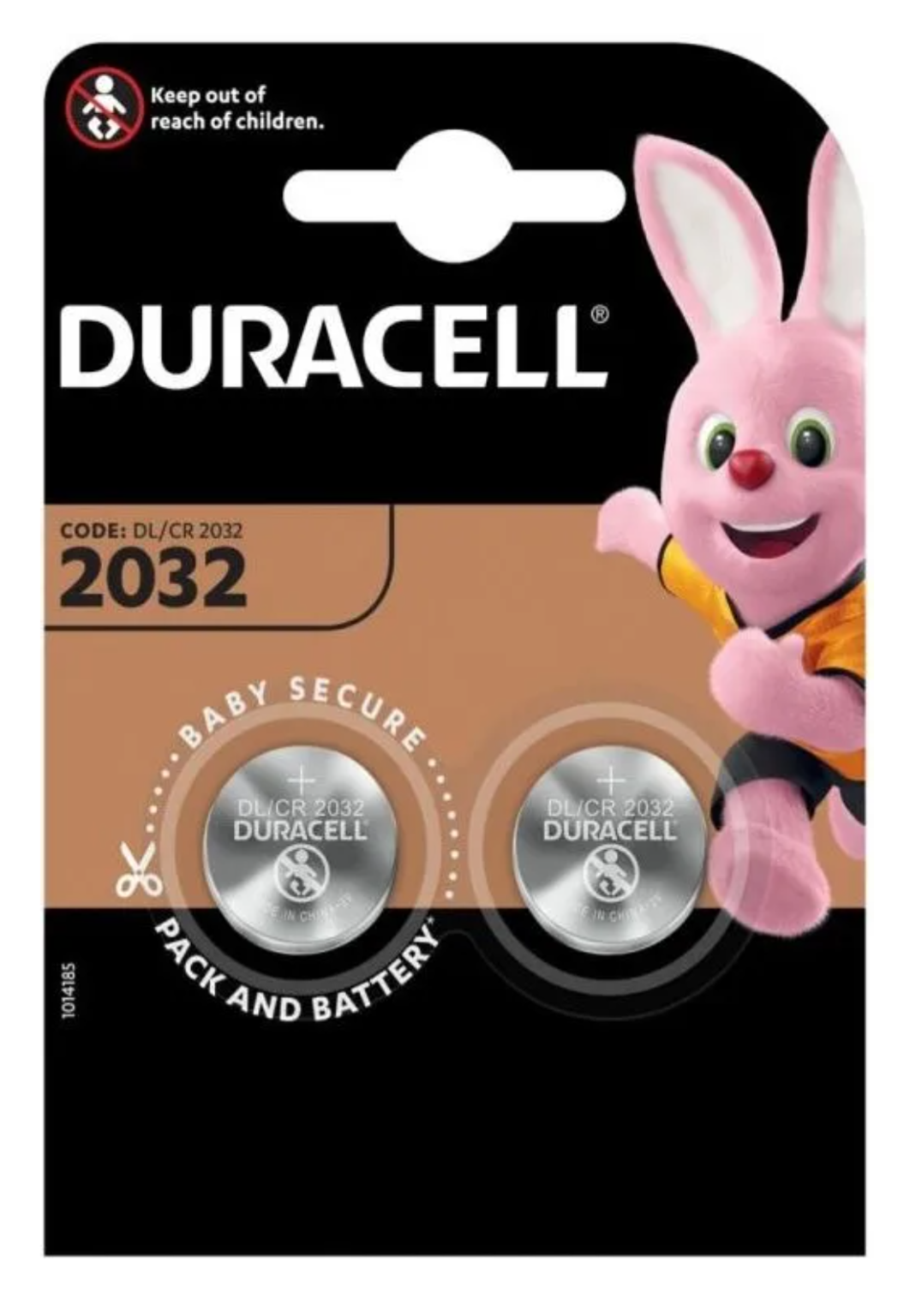 CR2032 knoopcelbatterij 2-pack