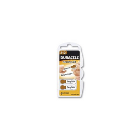 Duracell DA312 gehoorapp batterij 1