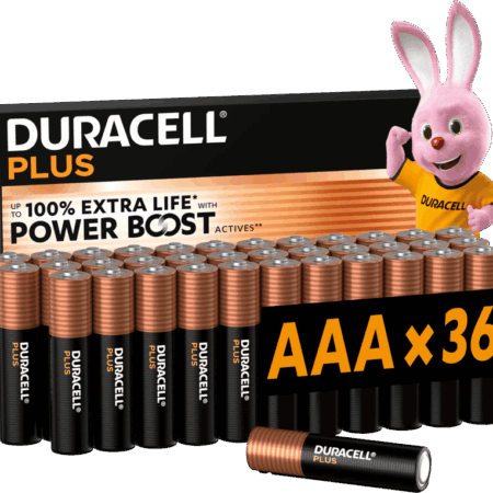 Duracell Plus AAA batterijen 36 stuks