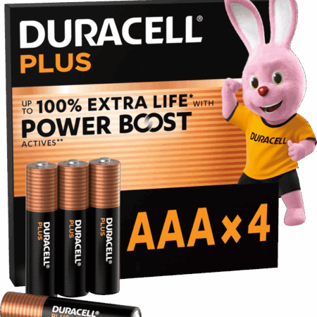 Duracell Plus AAA batterijen 4 stuks
