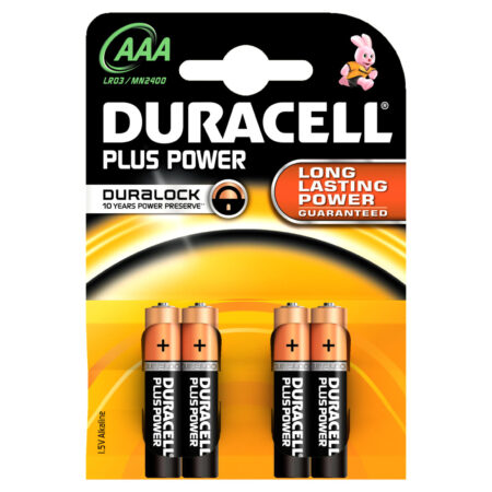 Plus LR03 AAA batterij 4 stuks