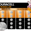 Duracell Specialty CR2025 lithium knoopcelbatterijen 3V 20 stuks