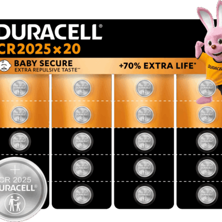 Duracell Specialty CR2025 lithium knoopcelbatterijen 3V 20 stuks