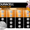 Duracell Specialty CR2032 lithium knoopcelbatterijen 3V 20 stuks