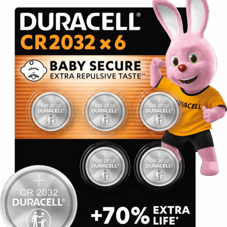 Duracell Specialty CR2032 lithium knoopcelbatterijen 3V 6 stuks