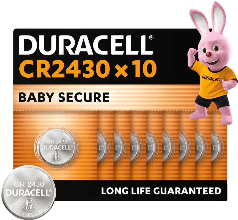 Duracell Specialty CR2430 lithium knoopcelbatterijen 3V 10 stuks