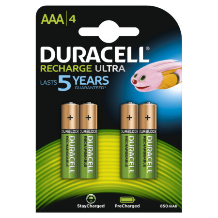 oplaadbare AAA batterijen 4 stuks