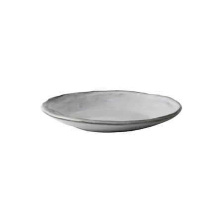 Dutch Rose Organic bord 17cm grijs 4st | Dutch Rose