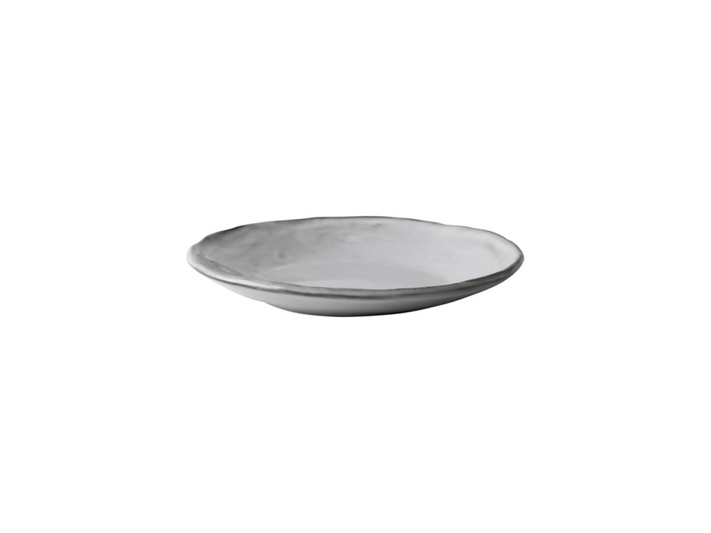 Dutch Rose Organic bord 17cm grijs 4st | Dutch Rose