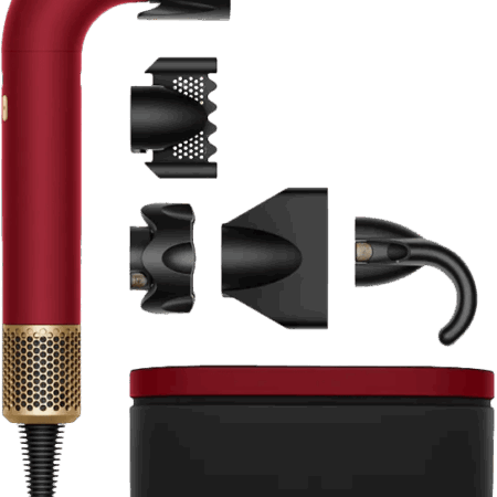 Dyson Supersonic r Straight + Wavy Red Velvet
