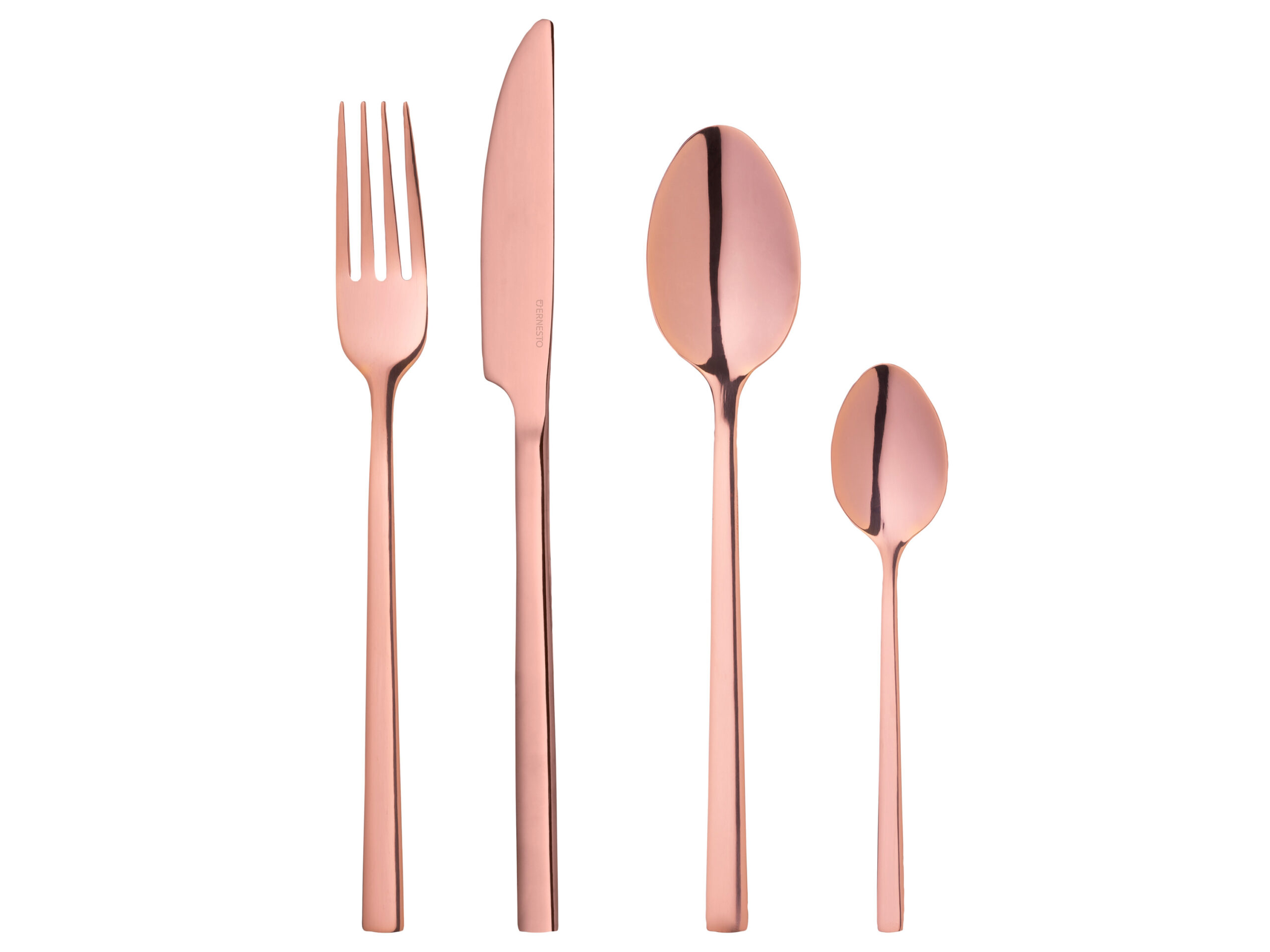 RVS bestekset 16-delig (Roségoud)