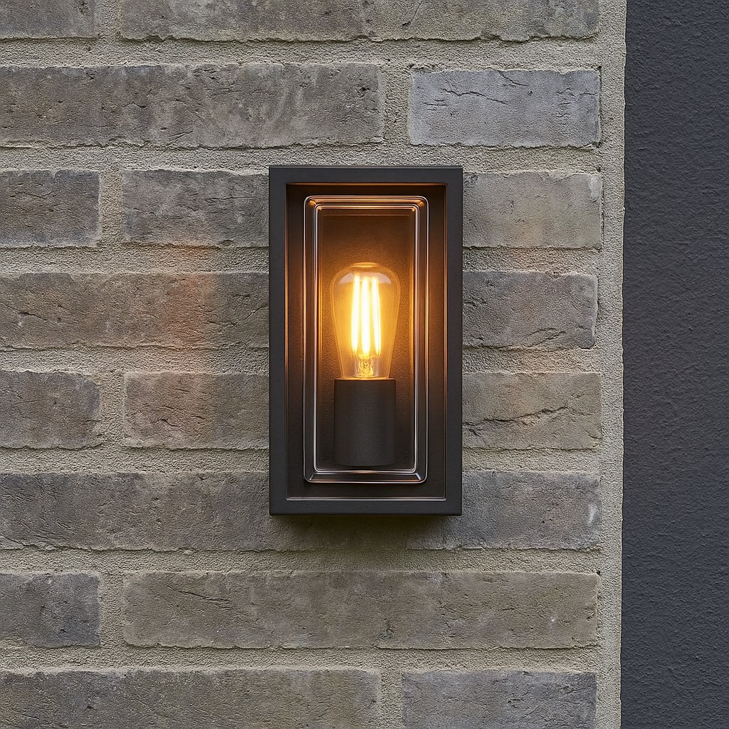 Eaton Muurlamp Zwart