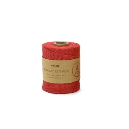 Eco-Line Jute touw Ø3mm/±160m rood | Eco-Line