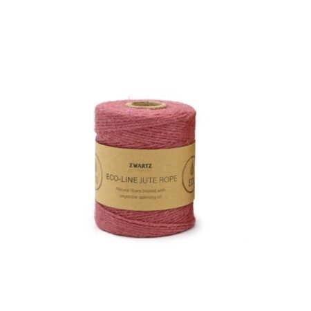 Eco-Line Jute touw Ø3mm/±160m roze | Eco-Line