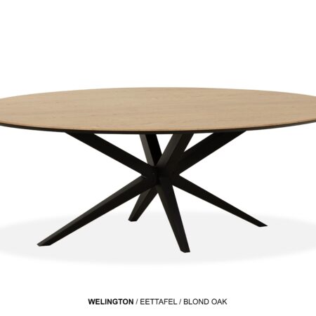 Eetkamertafel Wellington ovaal
