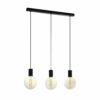 Hanglamp Pozueta black E27 3x 40Wtt