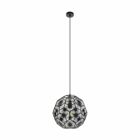 Hanglamp Skoura 1 staal goud