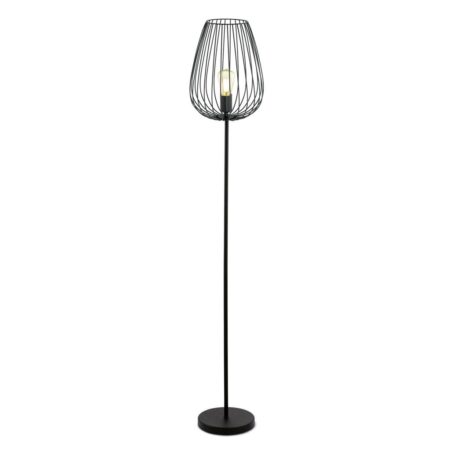 Vloerlamp e27 zwart 'newtown'