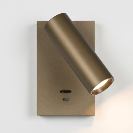 Elias Bedlamp Brons Met Schakelaar En USB-C