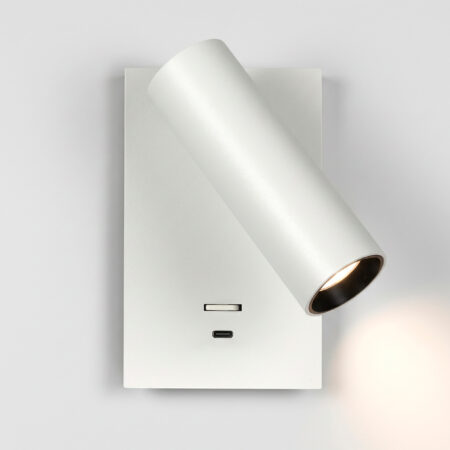 Elias Bedlamp Wit Met Schakelaar En USB-C