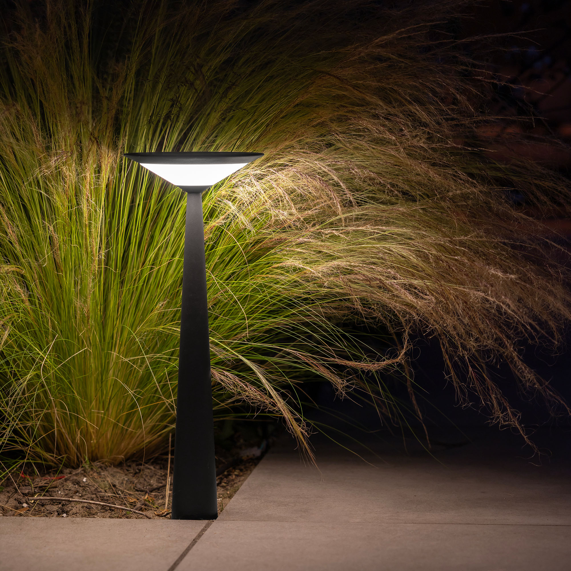 Elin Tuinlamp Zwart Medium