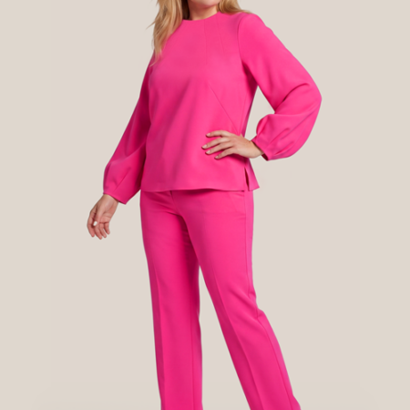 Elisa Top Fuchsia Maxi