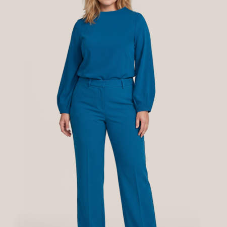 Elisa Top Petrolblauw Maxi