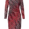 Eloise Print Jurk Rood / Multi