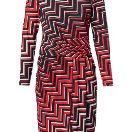 Eloise Print Jurk Rood / Multi