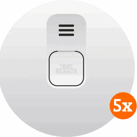 Elro Blue Line CBFS58R Koppelbare Rookmelder 5-pack (10 jaar)