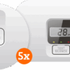 Elro Blue Line CBFS58R Rookmelder 5-pack + Koolmonoxidemelder