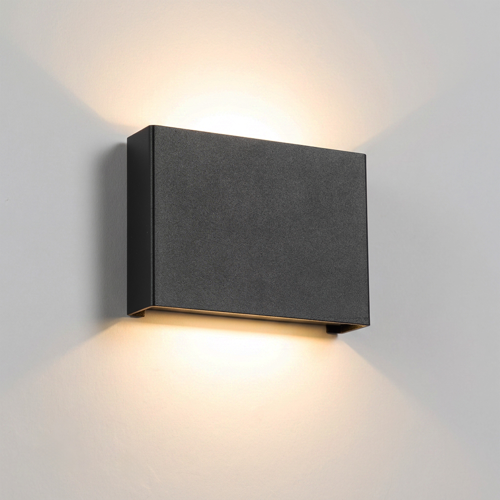 Elroy Up en Down Muurlamp Zwart Small