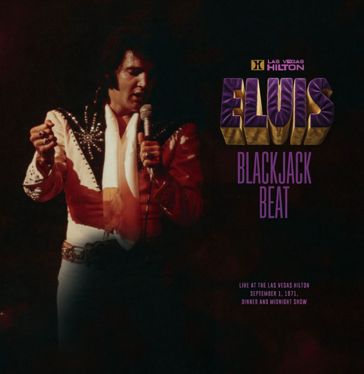 Elvis Presley - Blackjack Beat - Live at the Las Vegas Hilton 1971 2 + 2CD (Paars Vinyl) (LP) | Elvis Presley