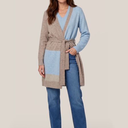 Ely Vest Licht Blauw