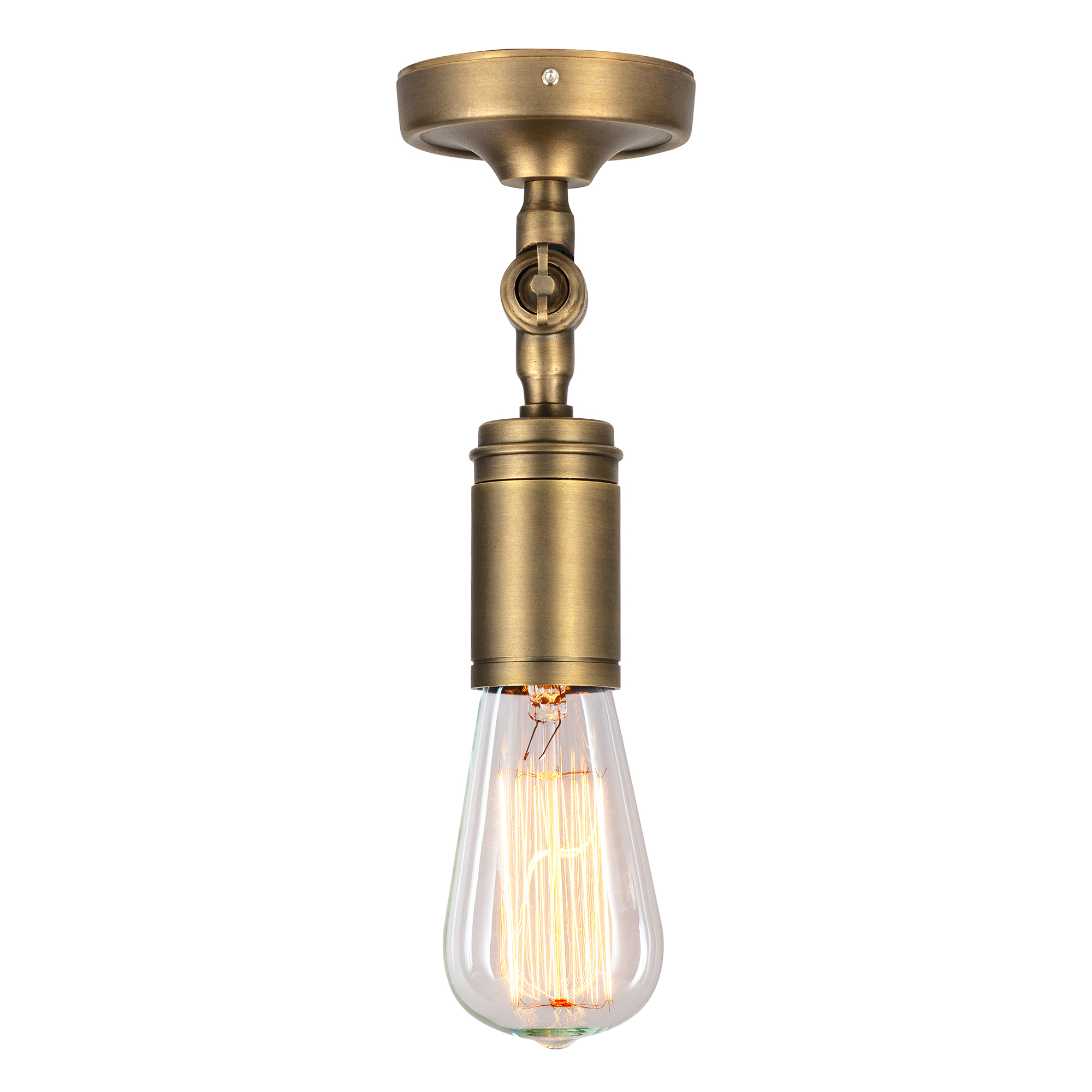 Emeli plafondlamp Antiek Messing