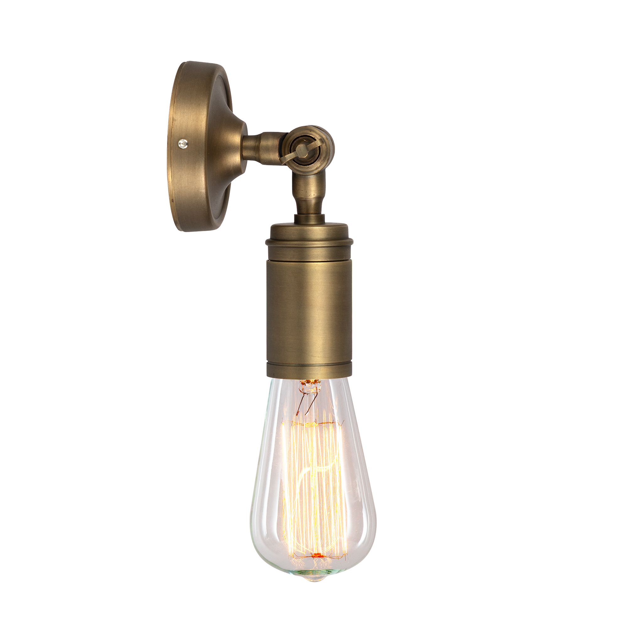 Emeli wandlamp Antiek Messing