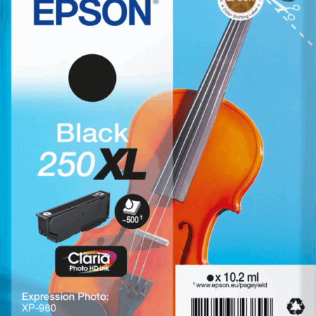 Epson 250XL Cartridge Zwart