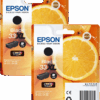Epson 33XL Cartridge Zwart Duo Pack