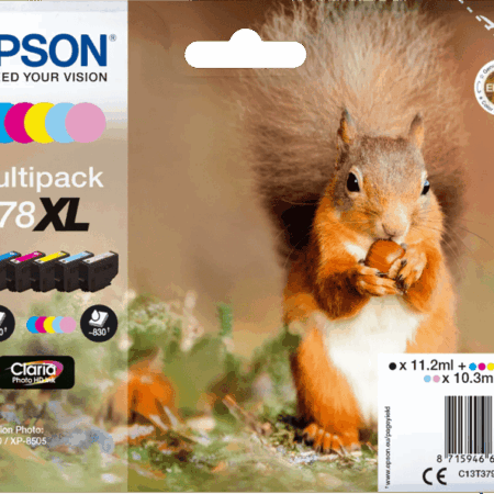 Epson 378XL Cartridges Combo Pack