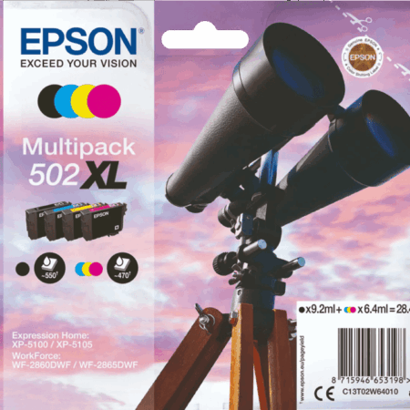 Epson 502XL Cartridges Combo Pack