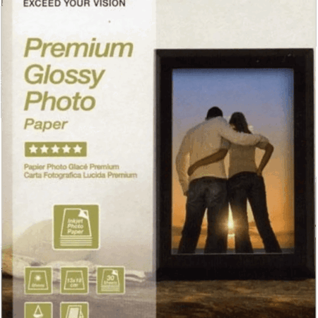 Epson Premium Glossy Fotopapier 30 vel (13 x 18)