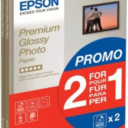Epson Premium Glossy Fotopapier 30 vel (A4)
