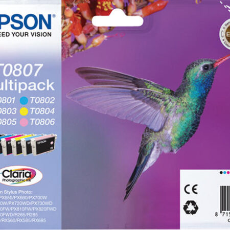 T0807 Multipack 6-kleuren